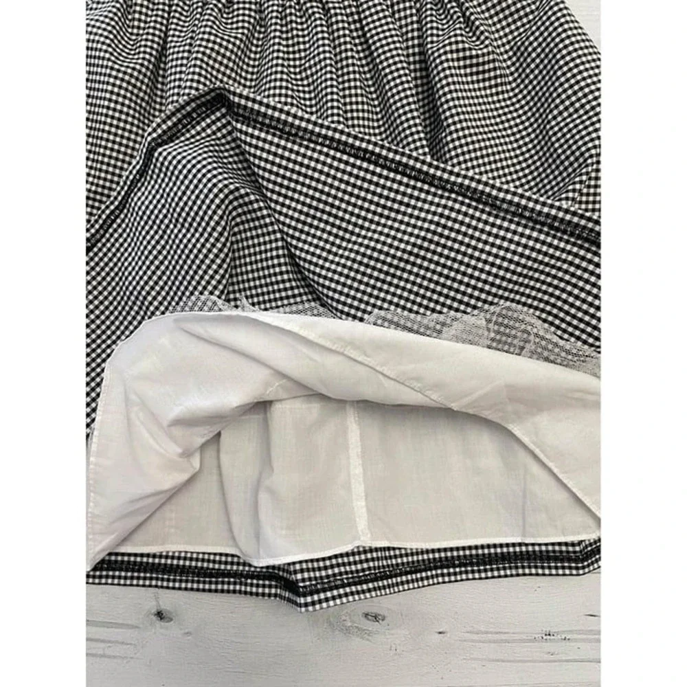Little Bitty‎ Black And White Checkered Girls Dress Size 5